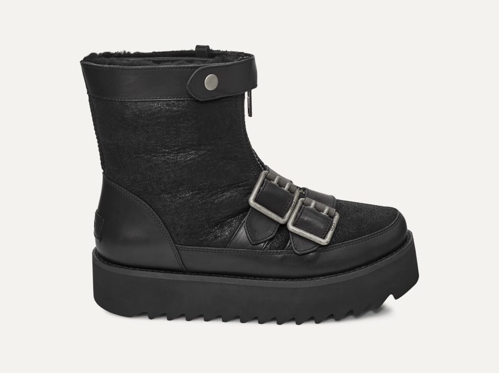 UGGモトパンクミニMoto Punk Mini/ブラック/厚底 UGGモトパンクミニMoto Punk Mini/ブラック/厚底
